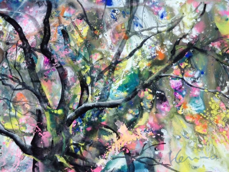 アート作品 能登の桜